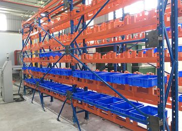 廣州重型貨架公司馬來西亞客戶定制的Miniload安裝好啦！【易達貨架】