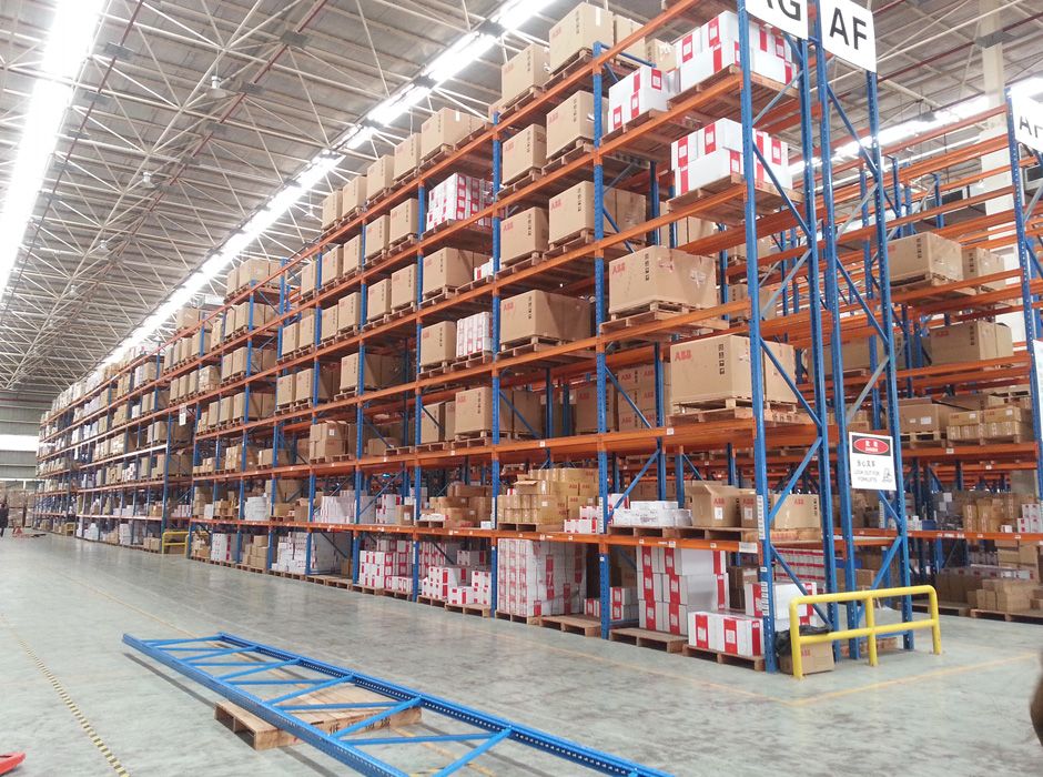 ABB集團廣州托盤式貨架【易達貨架】 ABB集團廣州托盤式貨架【易達貨架】