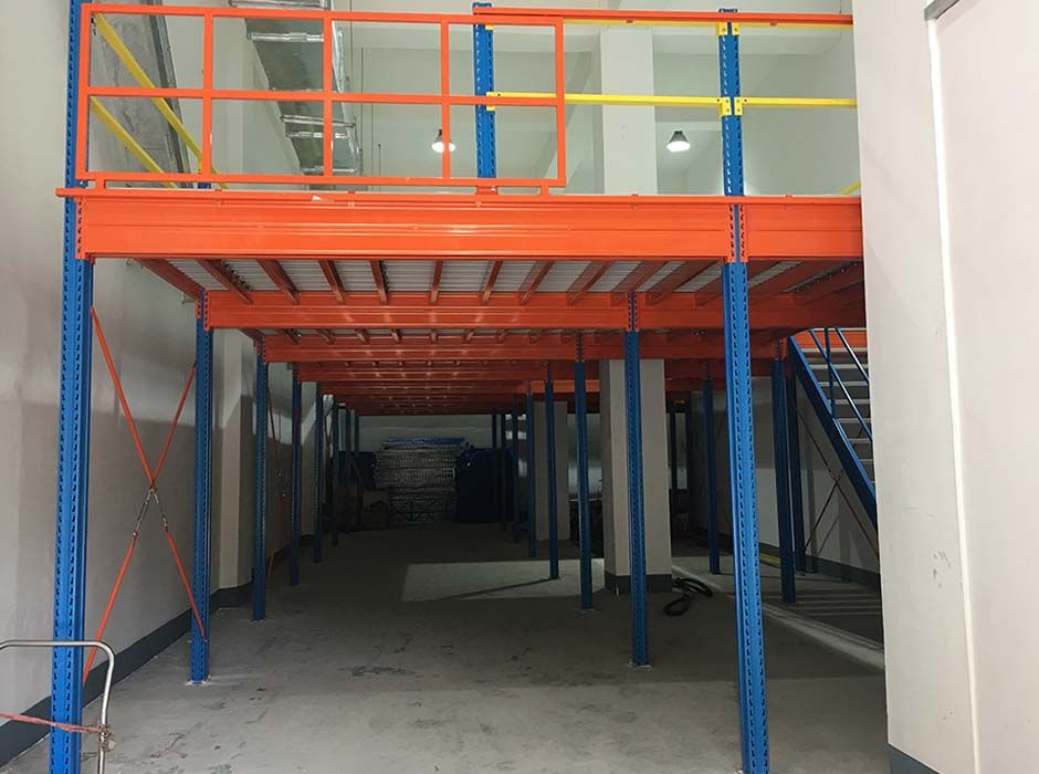 第六資源電廠廣州閣樓貨架平臺【易達貨架】