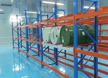 桶裝貨物倉儲貨架倉庫貨架訂做【易達貨架】