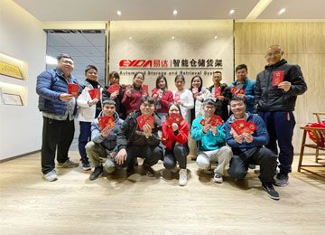 易達陽江倉庫貨架廠家2022開工大吉，虎力全開【易達貨架】