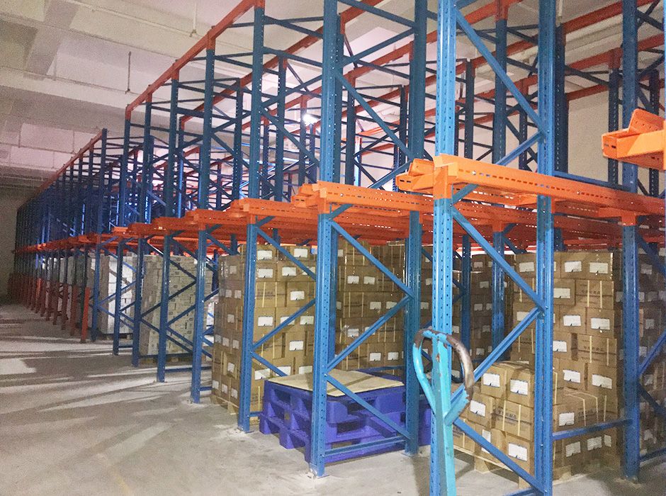 廣州東港安全印刷通廊式貨架 重型貨架【易達(dá)貨架】