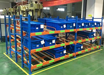 流利貨架承重多少？番禺重型貨架廠解析【易達貨架】