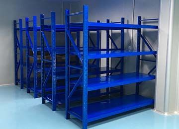 2000*600*2000mm的藍(lán)白倉(cāng)儲(chǔ)貨架【易達(dá)貨架】