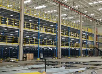 莆田倉(cāng)儲(chǔ)貨架閣樓式貨架可以設(shè)計(jì)自動(dòng)化存取貨嗎？【易達(dá)貨架】