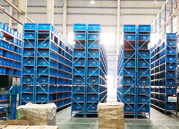 哪種長(zhǎng)沙自動(dòng)化貨架適合存儲(chǔ)料箱？【易達(dá)貨架】