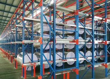 珠海工廠貨架卷料貨架是密集型存儲嗎？【易達貨架】