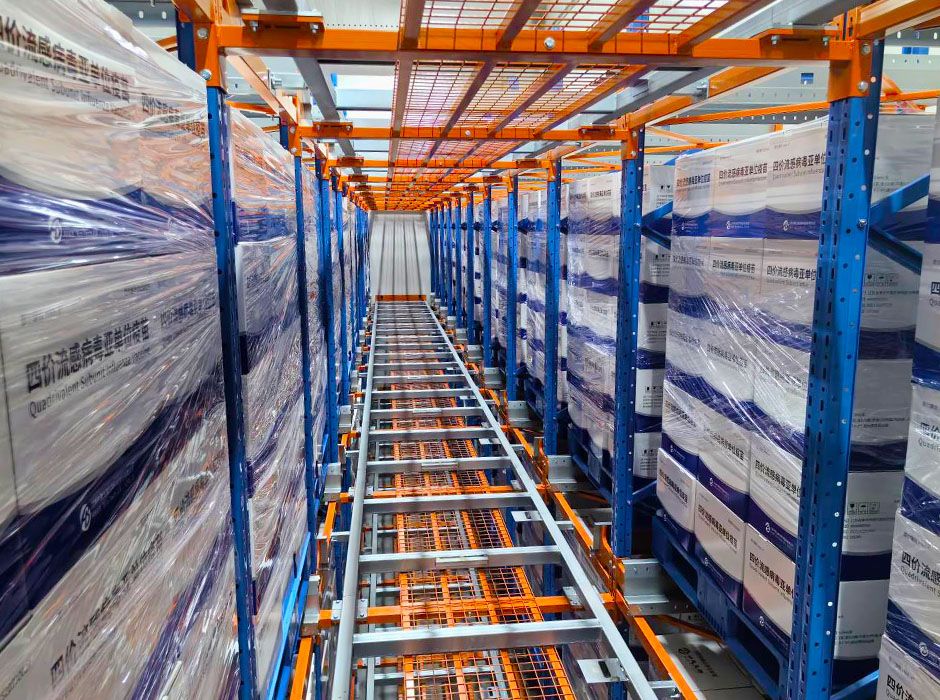 深圳康泰生物制品四向車立體庫貨架【易達貨架】 深圳康泰生物制品四向車立體庫貨架【易達貨架】