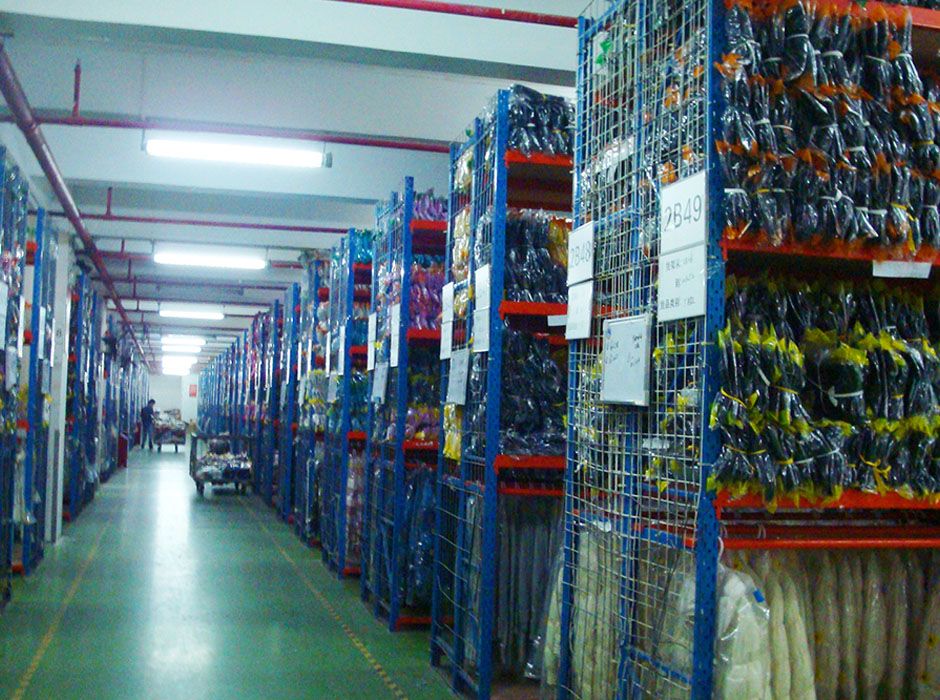 歌莉婭服飾廣東服裝倉庫貨架【易達貨架】