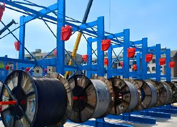 電纜懸臂貨架適合超大規(guī)格電纜存儲嗎？【易達貨架】