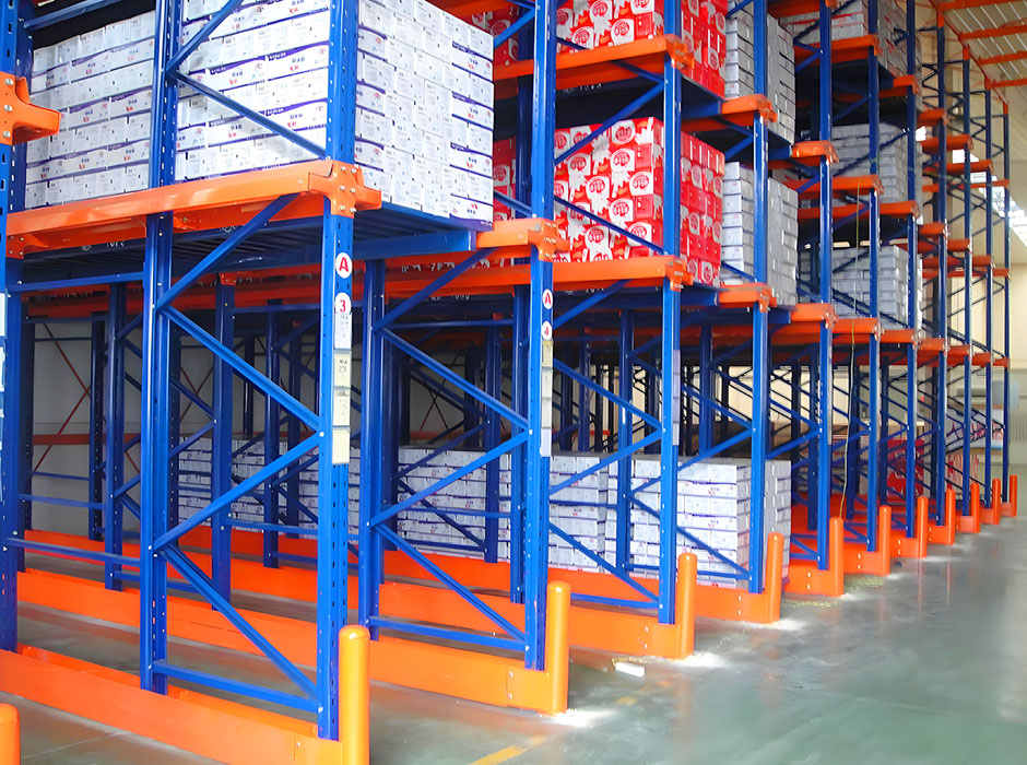 歐貝甜食品福建駛?cè)胧絺}(cāng)庫(kù)貨架【易達(dá)貨架】