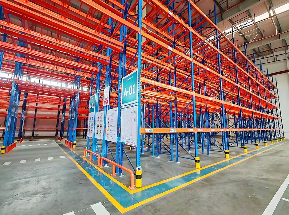 安辰蛋白生物陽江雙深位貨架系統(tǒng)【易達貨架】