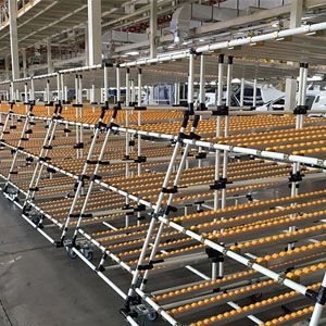 精益管貨架線棒流利條貨架物料周轉(zhuǎn)車