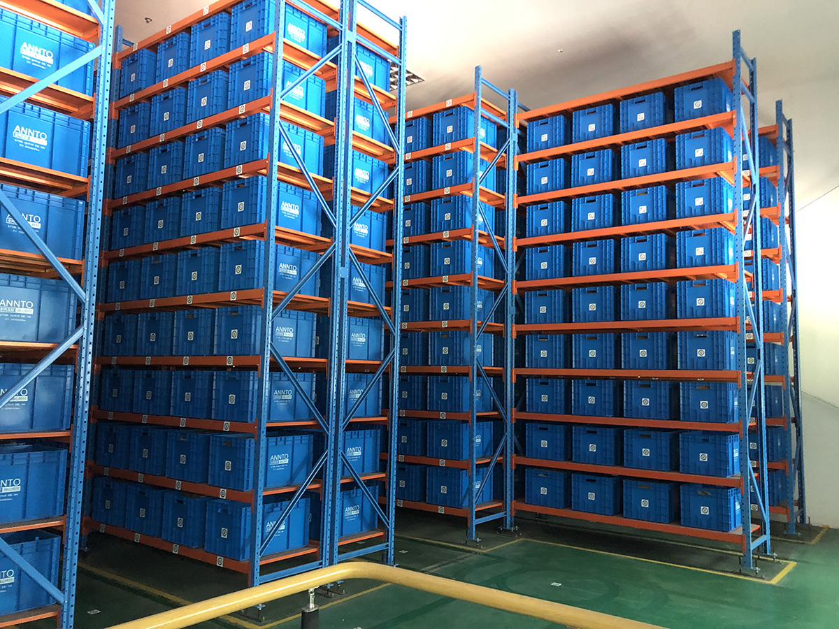 高密度存儲(chǔ)，實(shí)現(xiàn)“貨找人”式揀貨