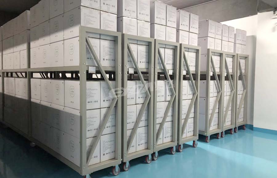 廣州移動式擱板式貨架