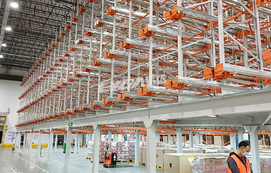 穿梭車高密度存儲貨架