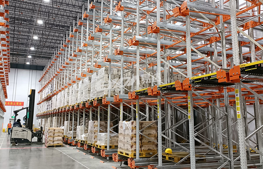 穿梭車高密度存儲貨架