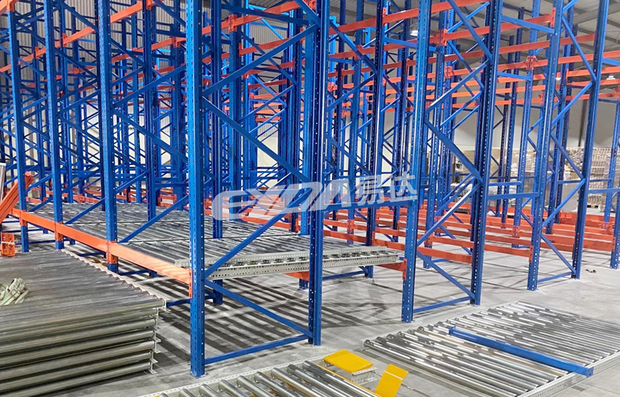 重力式滾筒貨架