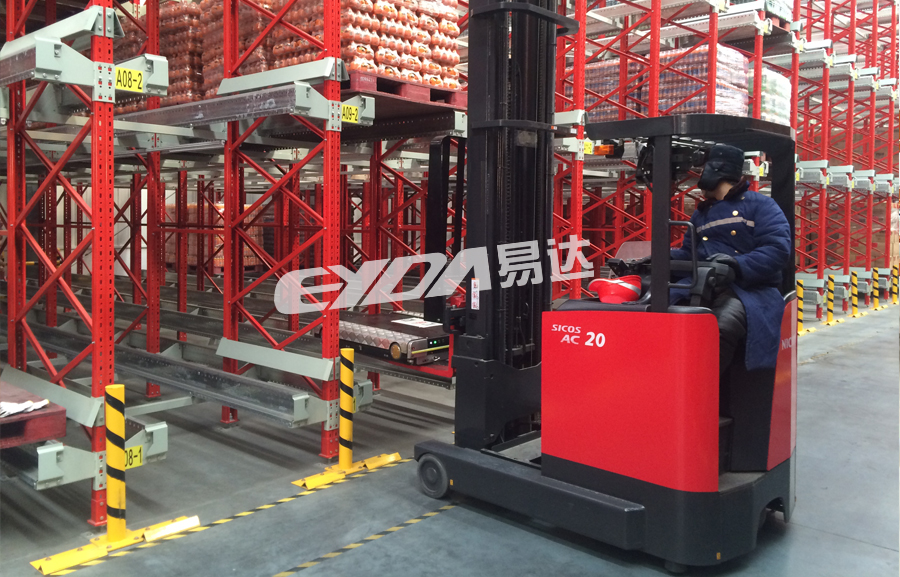 半自動(dòng)穿梭式貨架